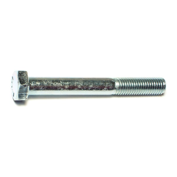 Midwest Fastener Grade 5, 5/16"-24 Hex Head Cap Screw, Zinc Plated Steel, 2-1/2 in L, 100 PK 00489 - main